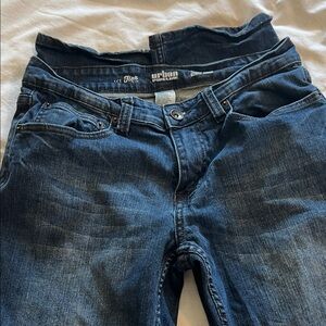 Urban Outfitters Dark Blue Boyfriend Jeans Relaxed Straight